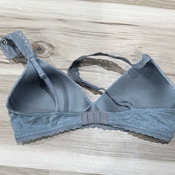 Aerie Gray Seamless Bralette with Knotted Straps - Picture 3 of 3